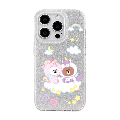 Line Friends Glitter Shining Case Protective Cover