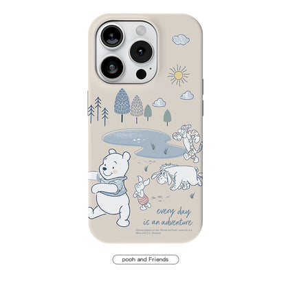 Disney Winnie the Pooh Dual Layer TPU+PC Shockproof Guard Up Combo Case Cover