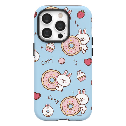 Line Friends Dessert Dual Layer TPU+PC Shockproof Guard Up Combo Case Cover