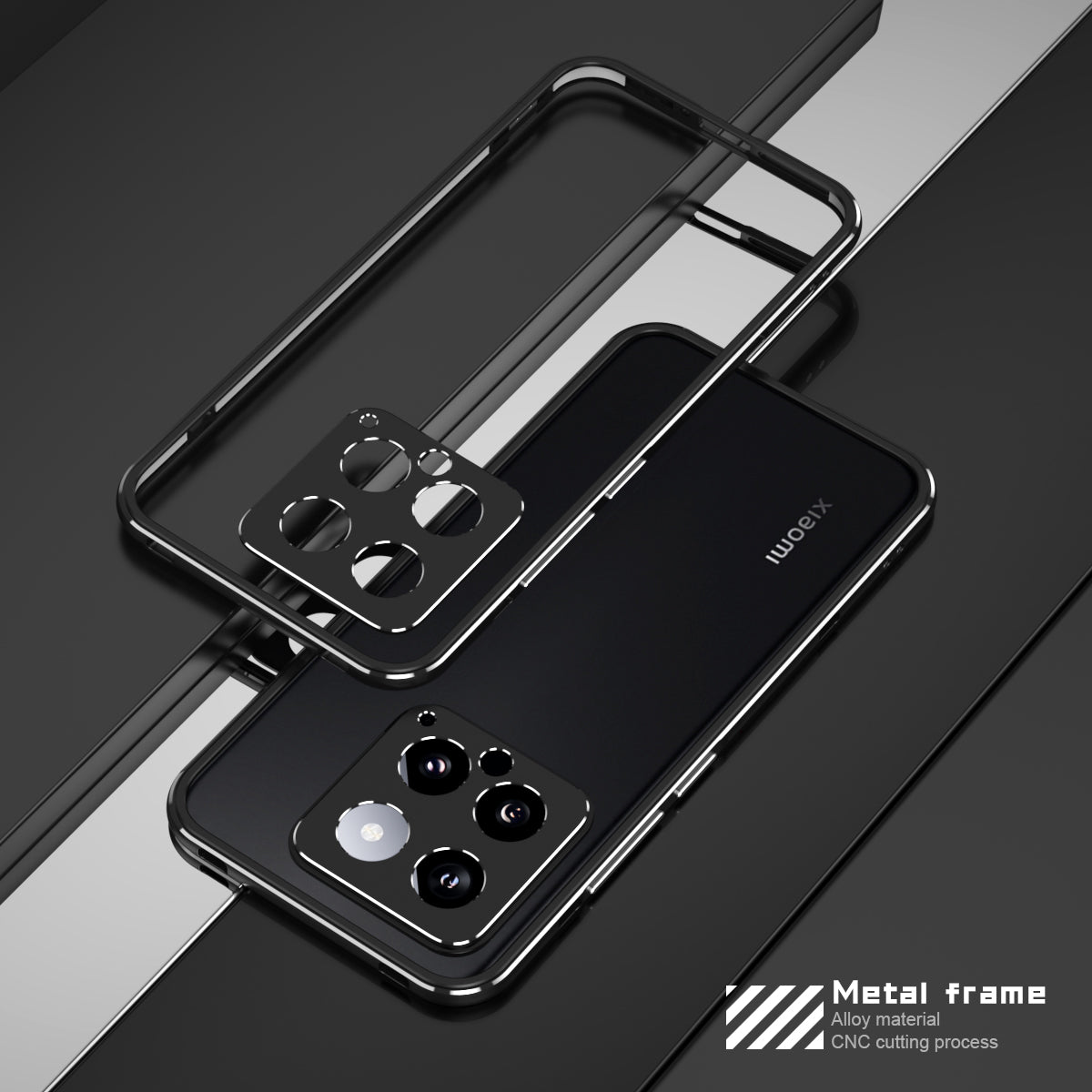 iy Aurora Sword Lens Protector Bicolor Aluminum Bumper Case for Xiaomi 14 series