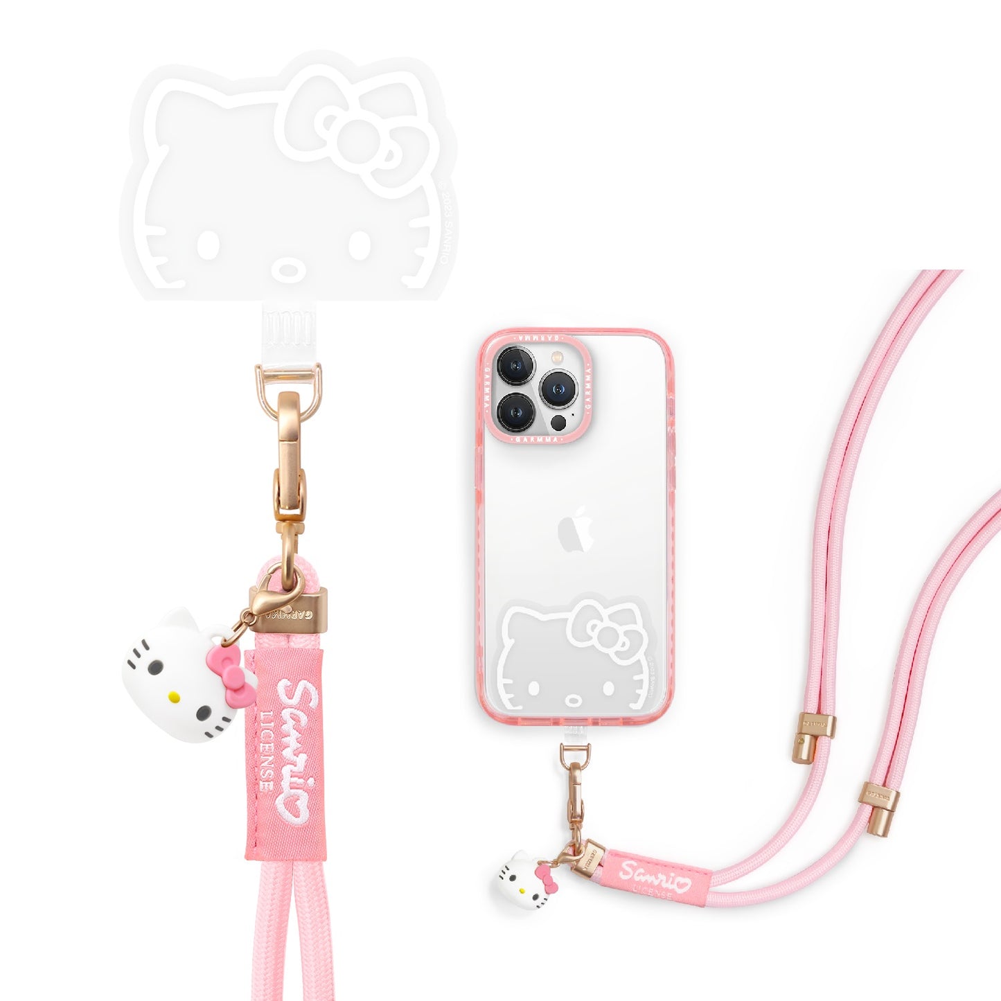 GARMMA Sanrio Doll Charm Phone Buckle Strap Adjustable Lanyard