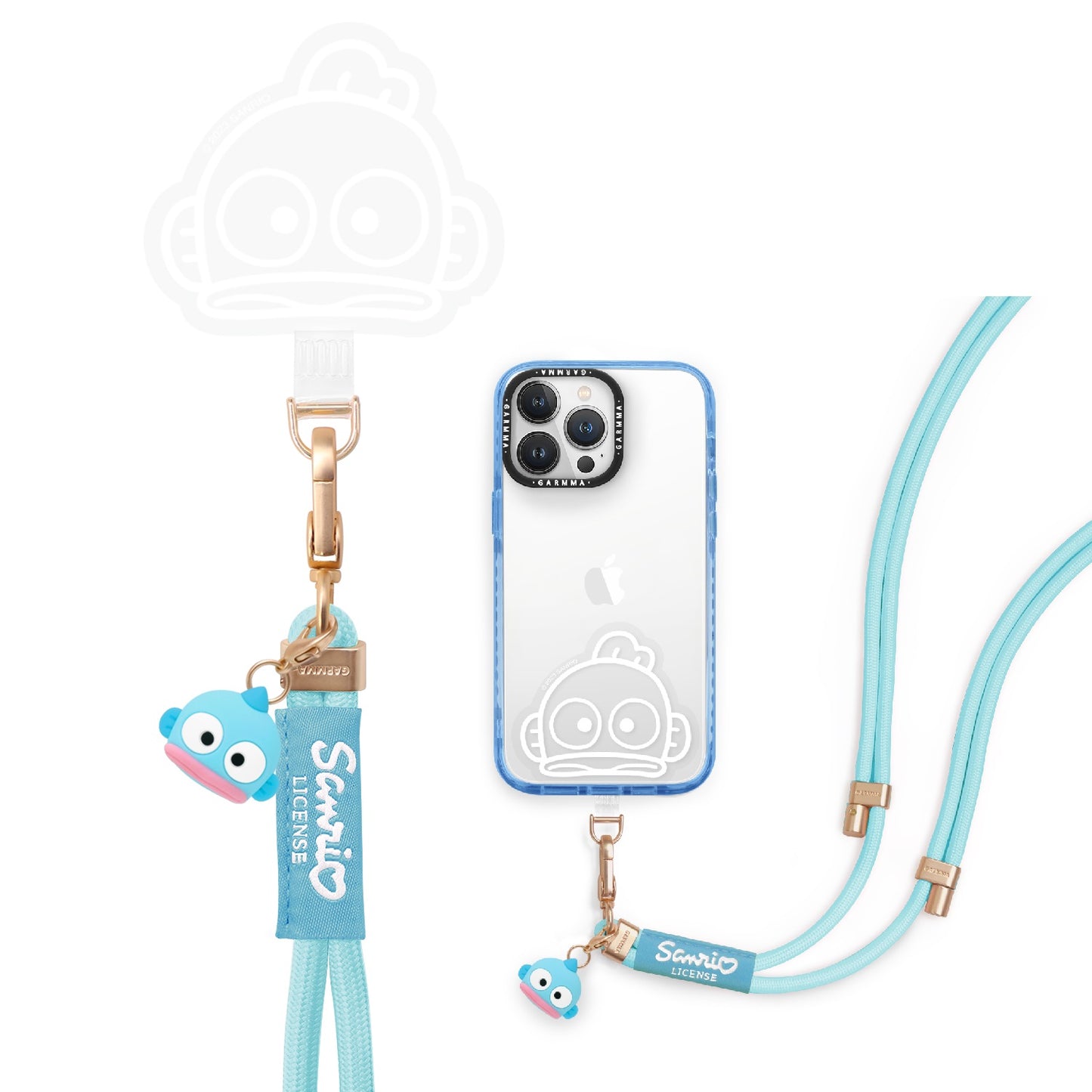 GARMMA Sanrio Doll Charm Phone Buckle Strap Adjustable Lanyard