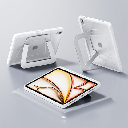 Armor King Double Aluminum Alloy Pivot Kickstand Acrylic + TPU Anti-bending Shockproof Case Cover for Apple iPad