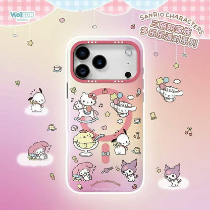 Sanrio Characters Duolele Party MagSafe All-inclusive Shockproof IMD Protective Case Cover