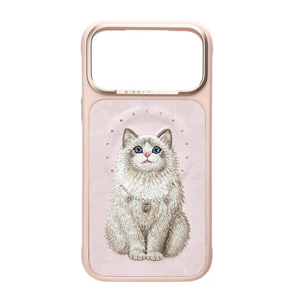 Nimmy Fashion Lucky Cute Pets MagSafe Embroidery Case Cover