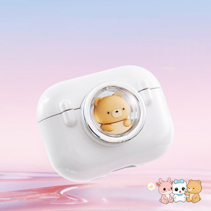 Oatsbasf Space Capsule Cute Pet Magnetic Apple AirPods Pro 3 Charging Case Cover