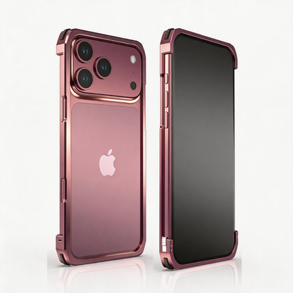 Luphie Slim Light Shockproof Snap-on Aluminum Metal Bumper Case Cover