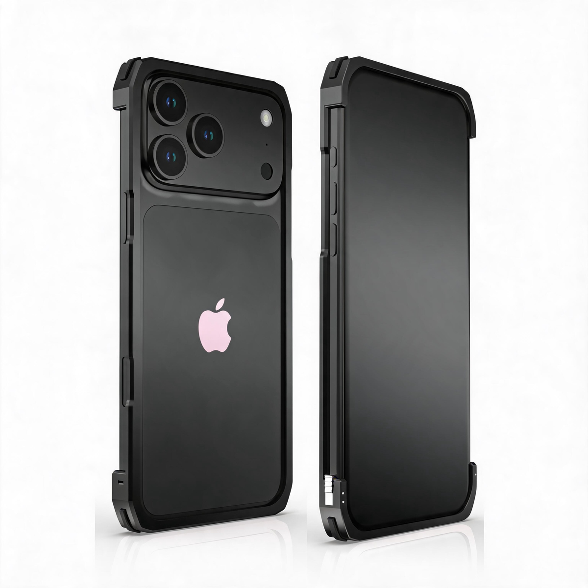 Luphie Slim Light Shockproof Snap-on Aluminum Metal Bumper Case Cover