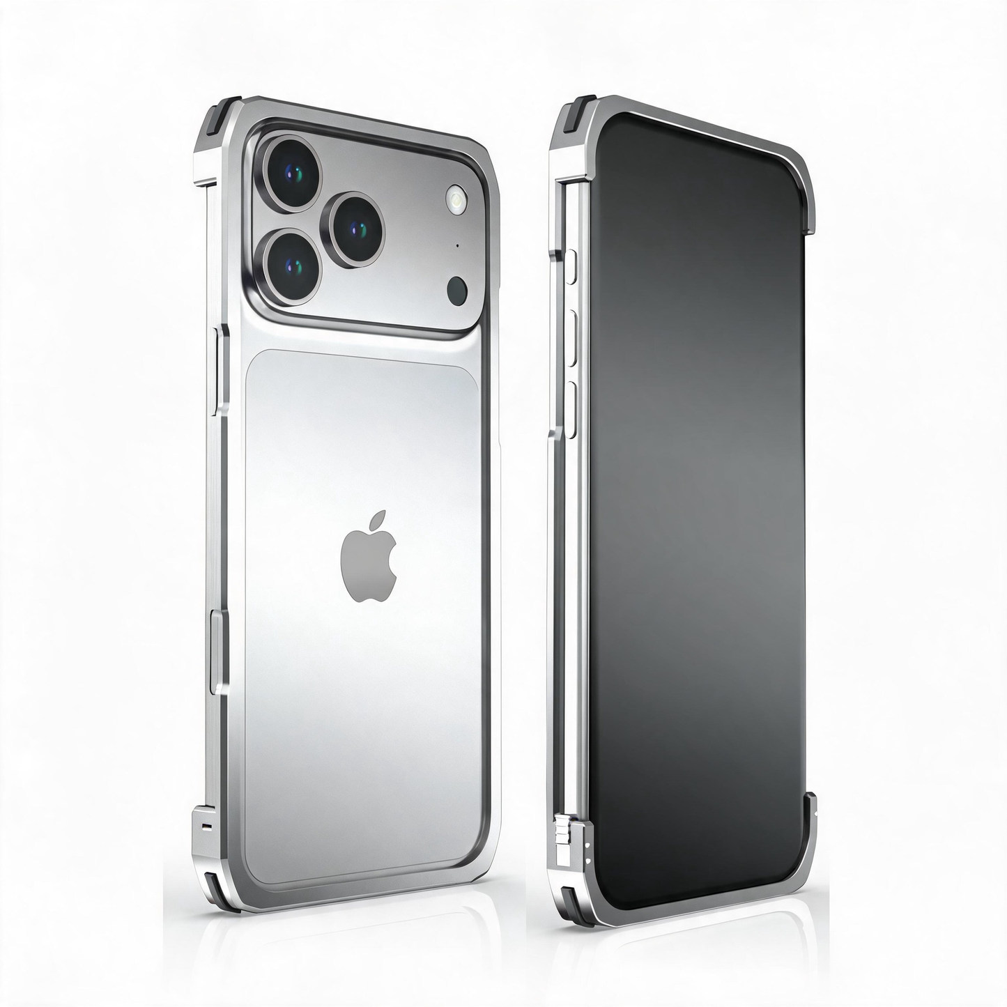 Luphie Slim Light Shockproof Snap-on Aluminum Metal Bumper Case Cover
