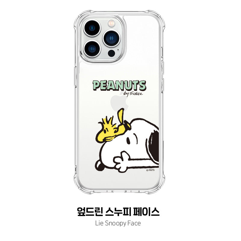 Peanuts Snoopy Clear Air Cushion Reinforced Bulletproof Jelly Hard Cas – Armor King Case Peanuts Snoopy Clear Air Cushion Reinforced Bulletproof Jelly Hard Cas – Armor King Case