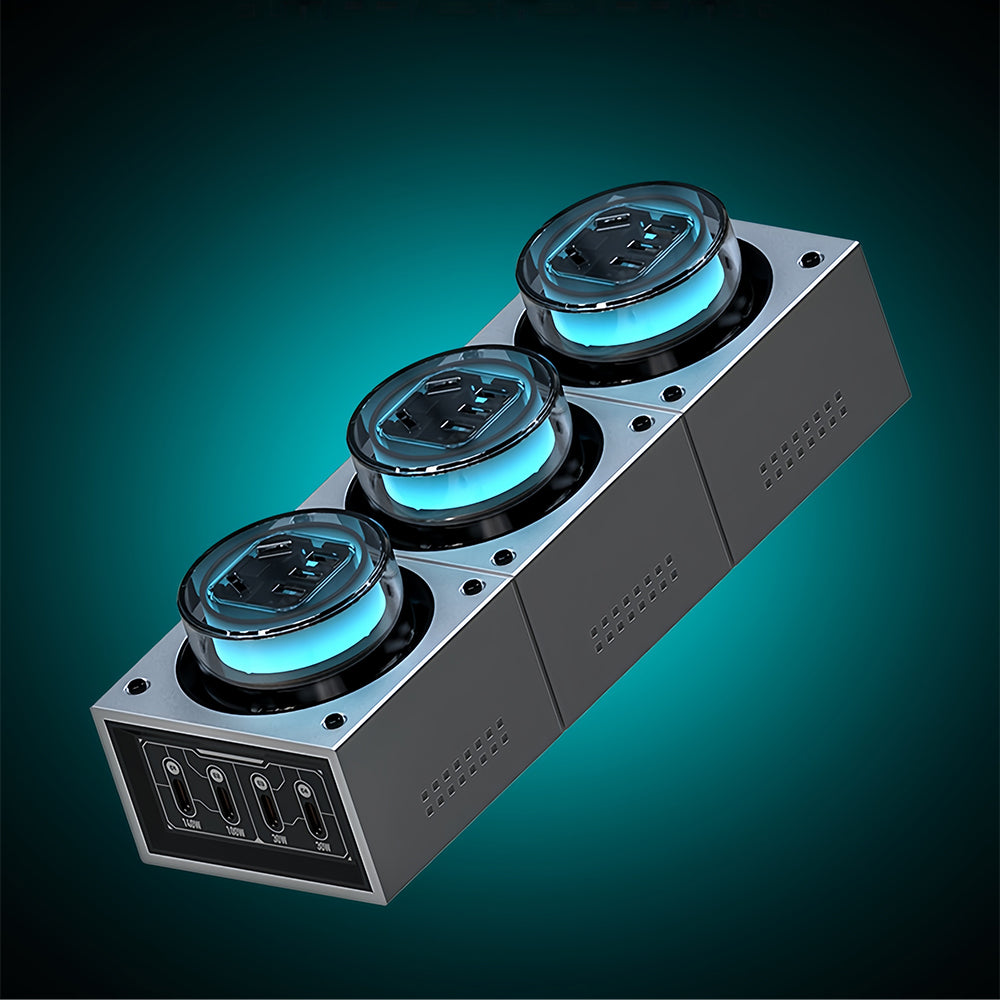 Mfish E-Tank Power Station 240W GaN PD Desktop Charger