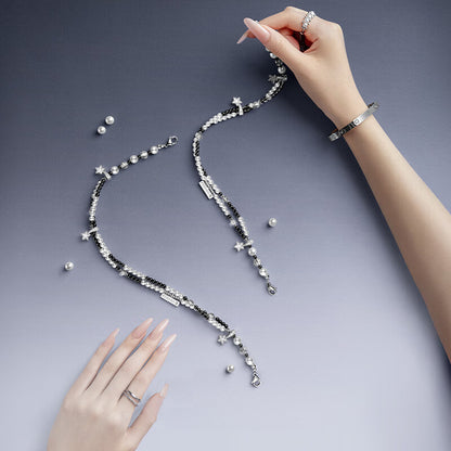 PYNANA Jewelry Aesthetics & Handcraft Multifunctional Chain Phone Charm Beads Strap Pearl Lanyard