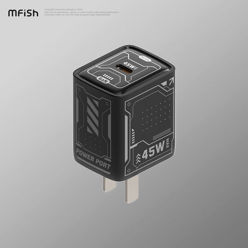 Mfish Electronic Rhino Power Port GaN 45W PD Fast Charger