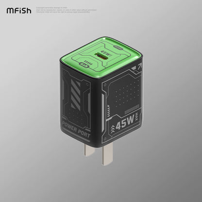 Mfish Electronic Rhino Power Port GaN 45W PD Fast Charger