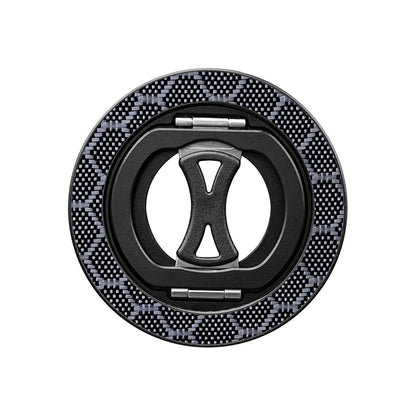 Armor King MagSafe Aramid Fiber + Aluminum Grip Stand Ring Holder