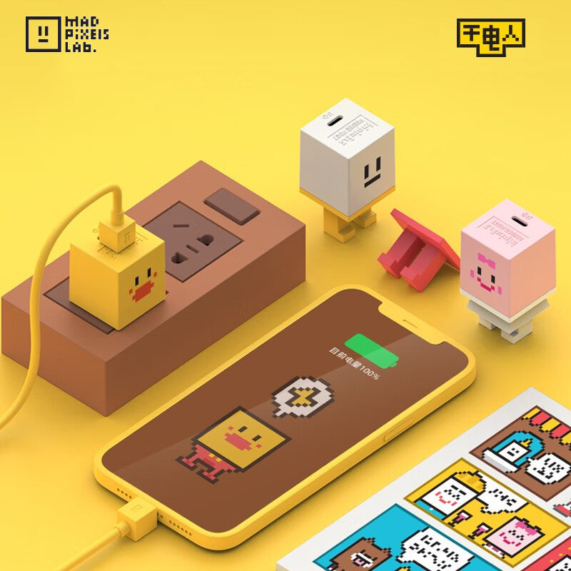 Mfish Mad Pixels Lab 30W GaN PD Fast Charging Kit