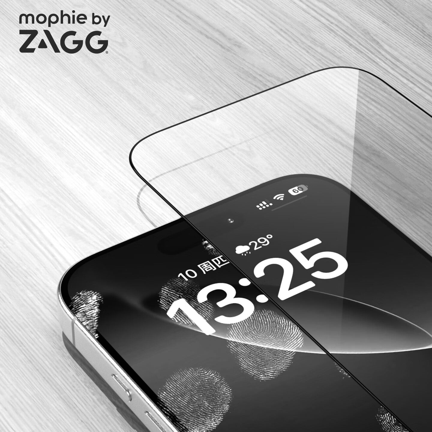 ZAGG Seamless Edge-to-Edge Anti-Static Tempered Glass Screen Protector