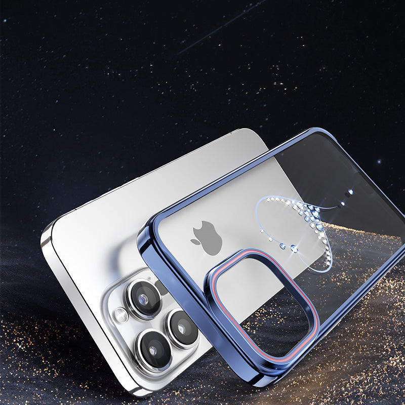 KINGXBAR Swarovski Crystal Clear Hard PC Case Cover for Apple iPhone 15 series