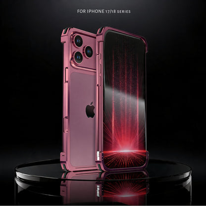 Luphie Slim Light Shockproof Snap-on Aluminum Metal Bumper Case Cover