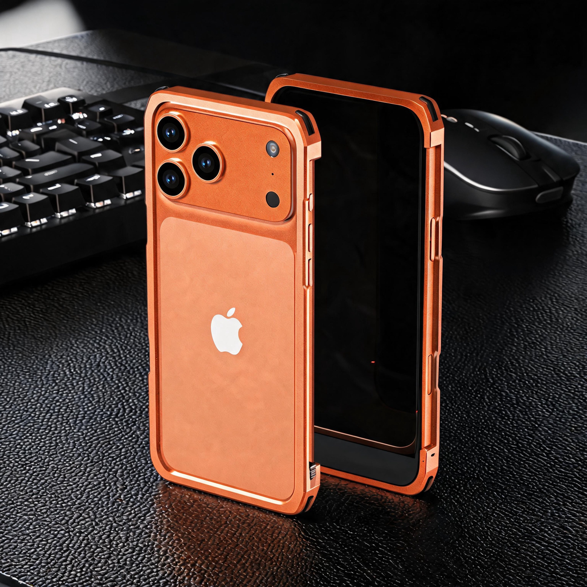 Luphie Slim Light Shockproof Snap-on Aluminum Metal Bumper Case Cover