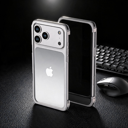 Luphie Slim Light Shockproof Snap-on Aluminum Metal Bumper Case Cover