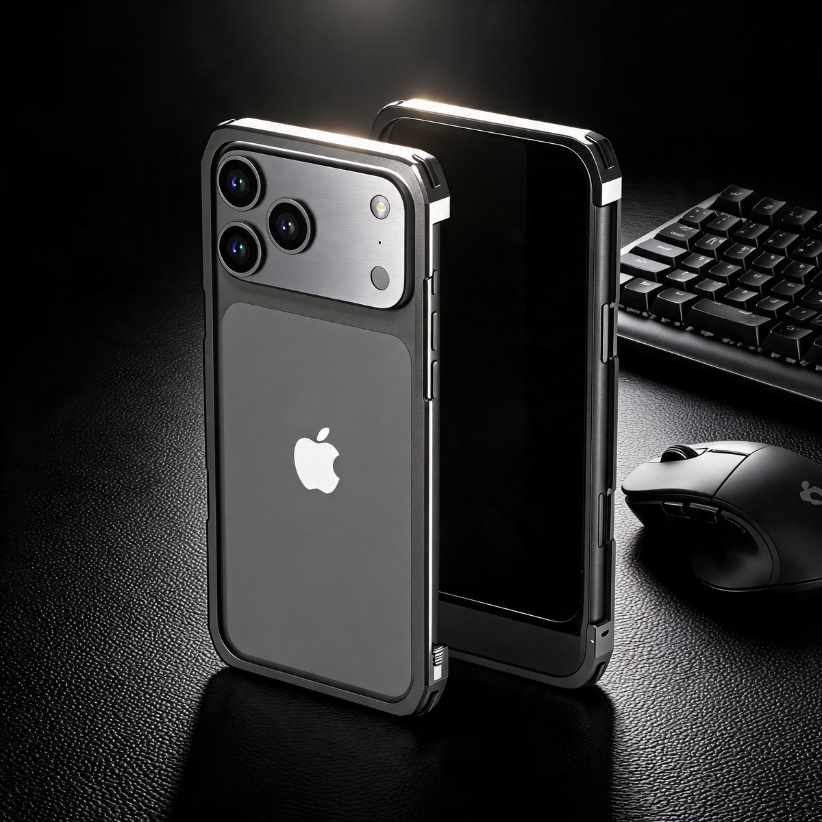 Luphie Slim Light Shockproof Snap-on Aluminum Metal Bumper Case Cover