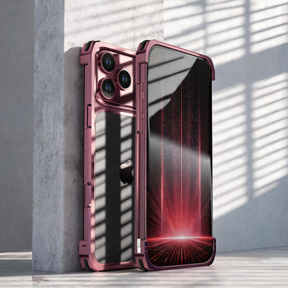 Luphie Slim Light Shockproof Snap-on Aluminum Metal Bumper Case Cover