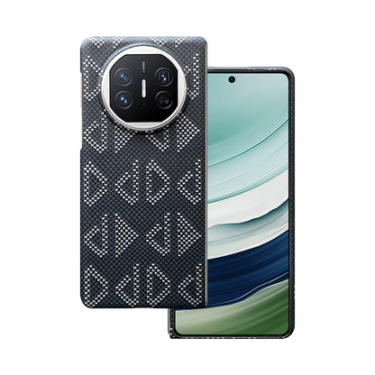 Armor King Geometric Impression Aramid Fiber MagSafe Non-Slip Slim Light Case Cover