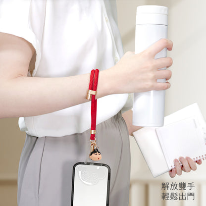 GARMMA Crayon Shin-chan Doll Charm Buckle Strap Adjustable Phone Lanyard