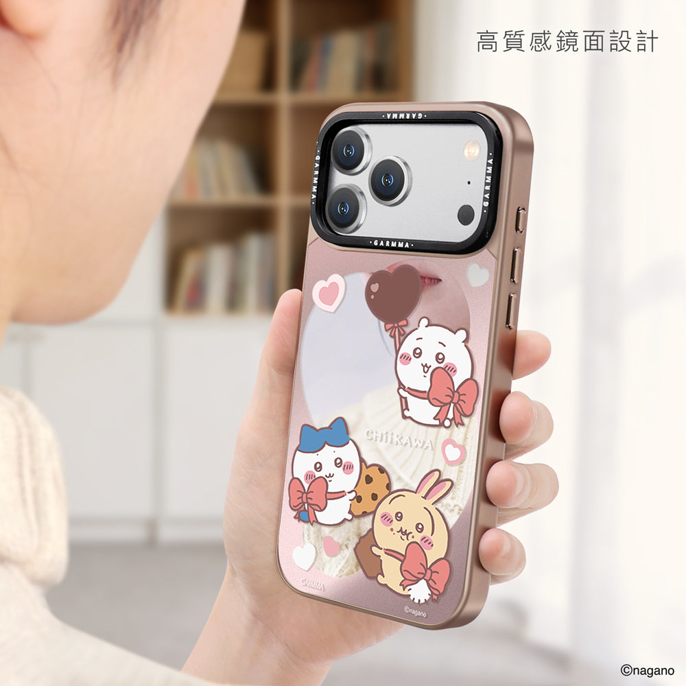 GARMMA Chiikawa Characters MagSafe Mirror Back Lens Stand Protective Case