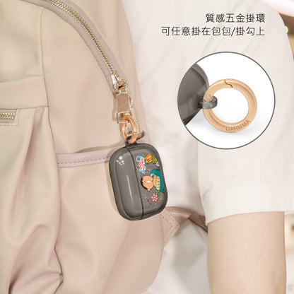 GARMMA Crayon Shin-chan Apple AirPods 4 / Pro 3 Charging Case Cover with Metal Hook