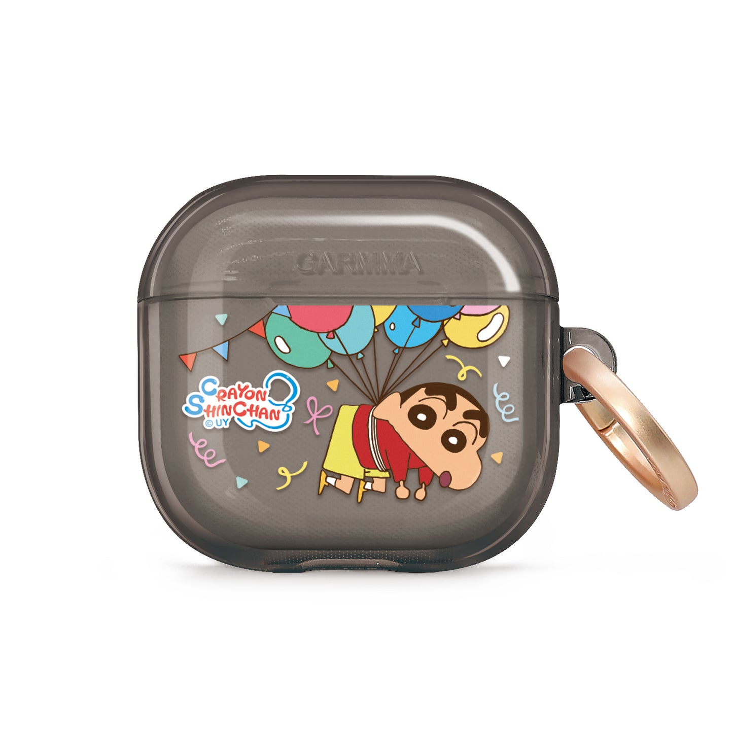 GARMMA Crayon Shin-chan Apple AirPods 4 / Pro 3 Charging Case Cover with Metal Hook
