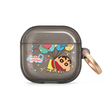 GARMMA Crayon Shin-chan Apple AirPods 4 / Pro 3 Charging Case Cover with Metal Hook