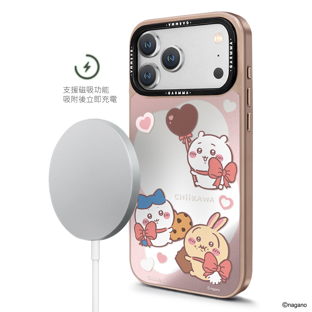 GARMMA Chiikawa Characters MagSafe Mirror Back Lens Stand Protective Case