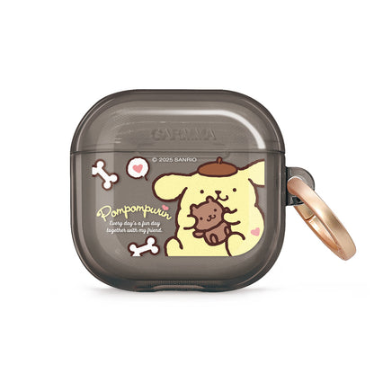 GARMMA Sanrio Characters Apple AirPods 4 / Pro 3 Charging Case Cover with Metal Hook