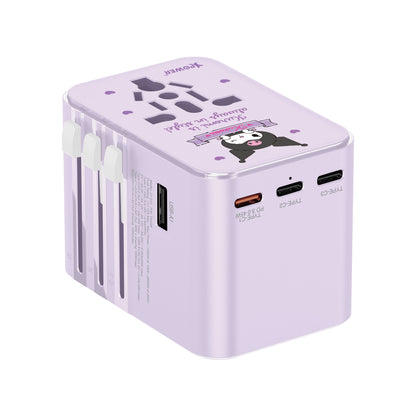 XPower x Sanrio 45W 6-Output PD 3.0/PPS Travel Adapter Universal Plug