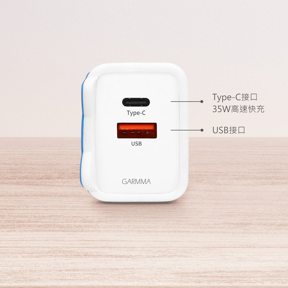 GARMMA Chiikawa Dual Ports GaN 35W PD Fast Charger