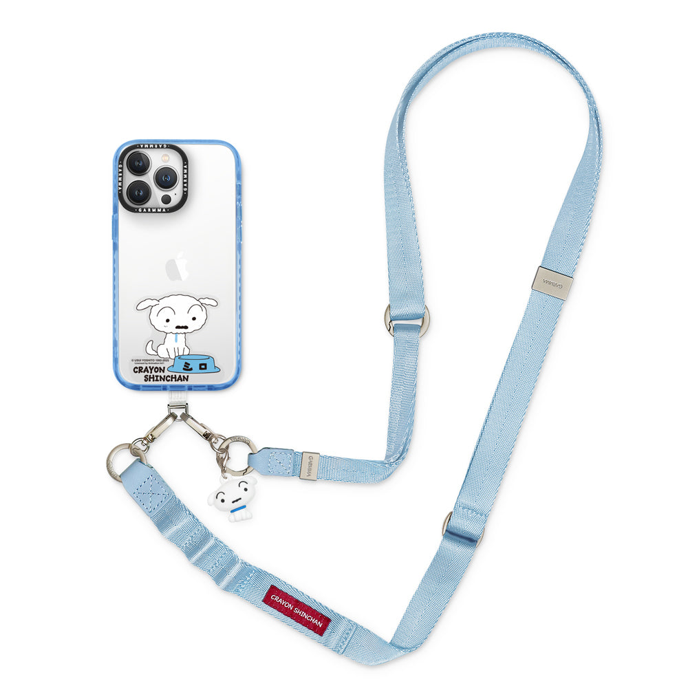 GARMMA Crayon Shin-chan Doll Charm Phone Lanyard Cross-body Strap