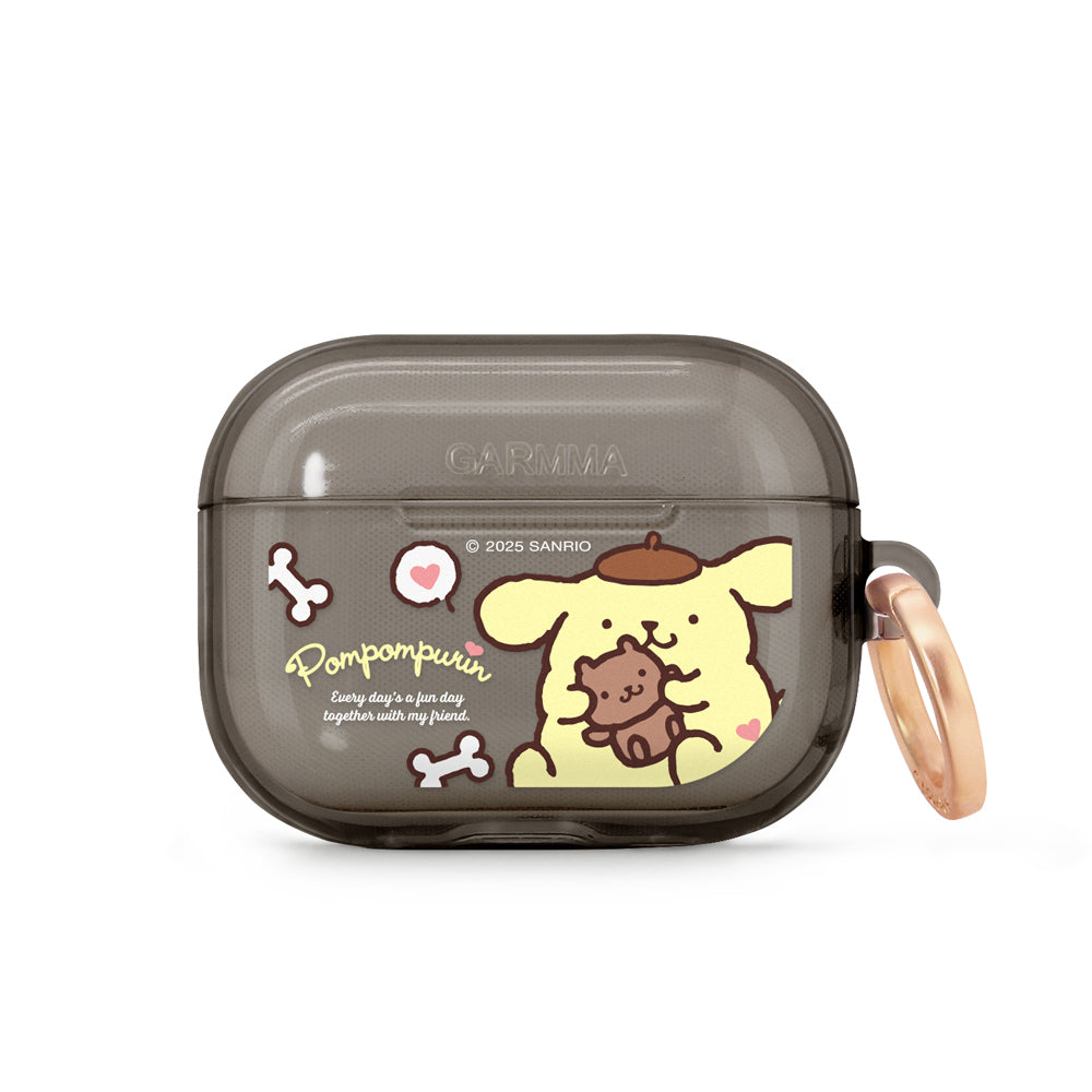 GARMMA Sanrio Characters Apple AirPods 4 / Pro 3 Charging Case Cover with Metal Hook