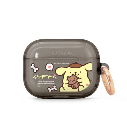 GARMMA Sanrio Characters Apple AirPods 4 / Pro 3 Charging Case Cover with Metal Hook