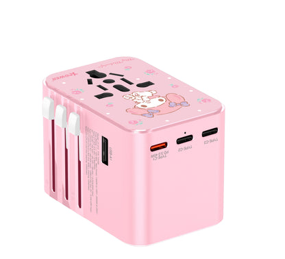 XPower x Sanrio 45W 6-Output PD 3.0/PPS Travel Adapter Universal Plug
