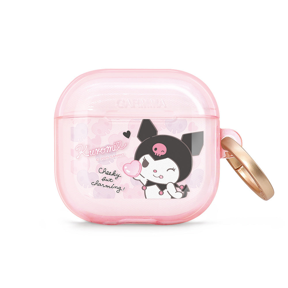 GARMMA Sanrio Characters Apple AirPods 4 / Pro 3 Charging Case Cover with Metal Hook