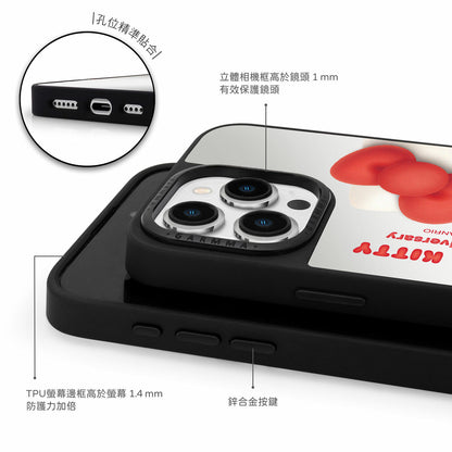 GARMMA Hello Kitty 50th Anniversary MagSafe Mirror Military Grade Drop Tested Impact Case Cover