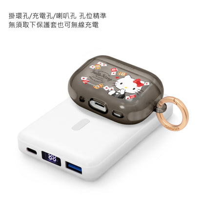GARMMA Sanrio Characters Apple AirPods 4 / Pro 3 Charging Case Cover with Metal Hook