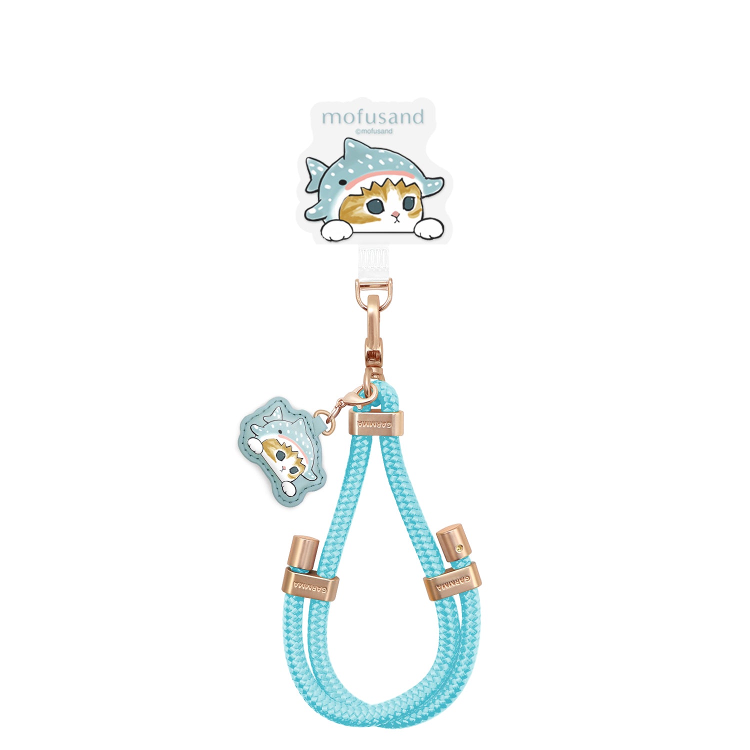 GARMMA mofusand Leather Charm Buckle Strap Anti-lost Adjustable