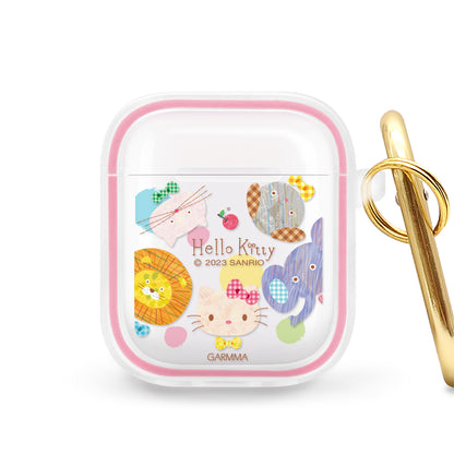 GARMMA Sanrio Characters Apple AirPods Pro 2/1 & AirPods 3/2/1 Charging Case Cover with Carabiner Clip