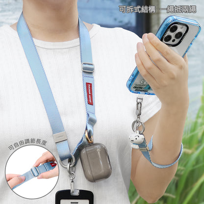 GARMMA Crayon Shin-chan Doll Charm Phone Lanyard Cross-body Strap