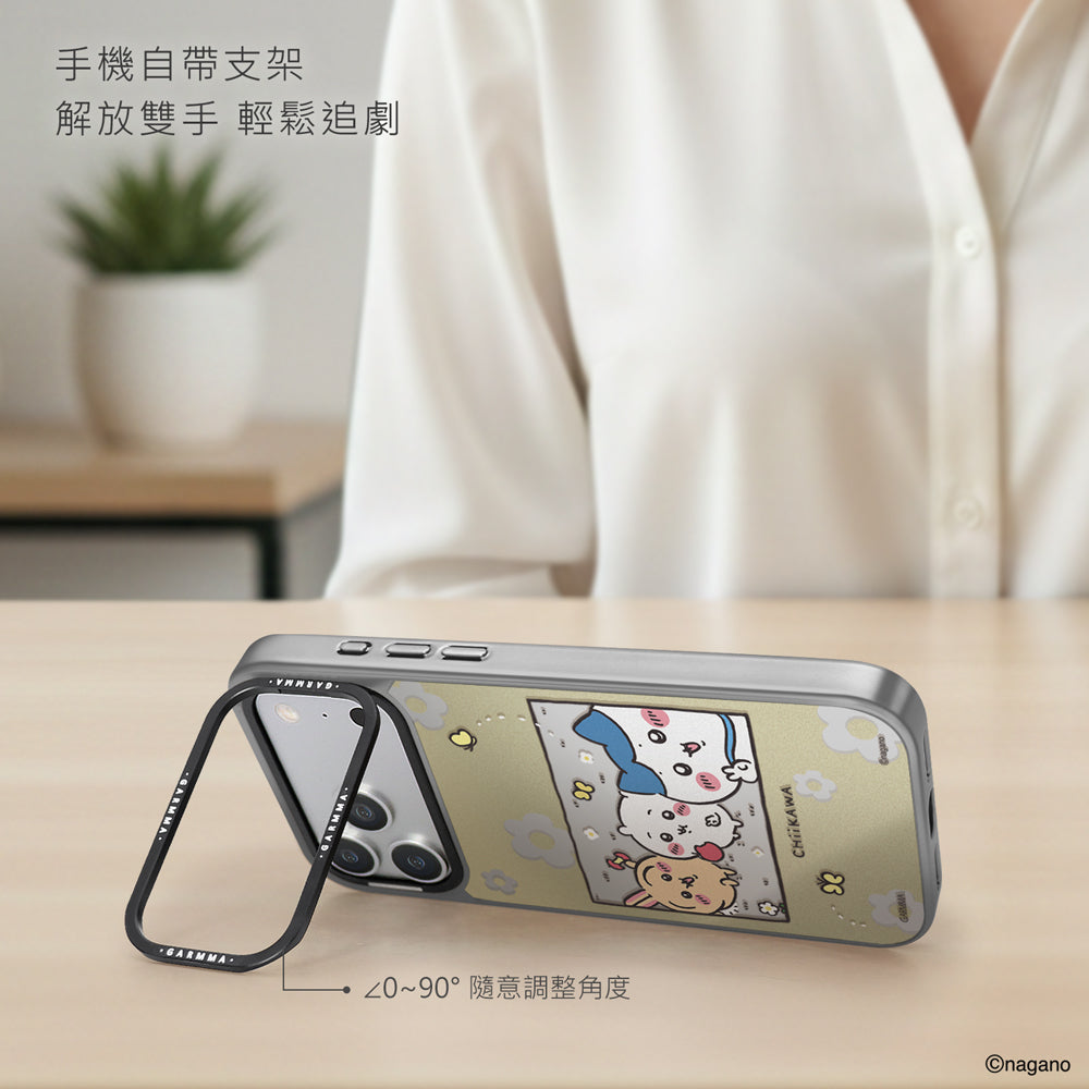 GARMMA Chiikawa Characters MagSafe Mirror Back Lens Stand Protective Case