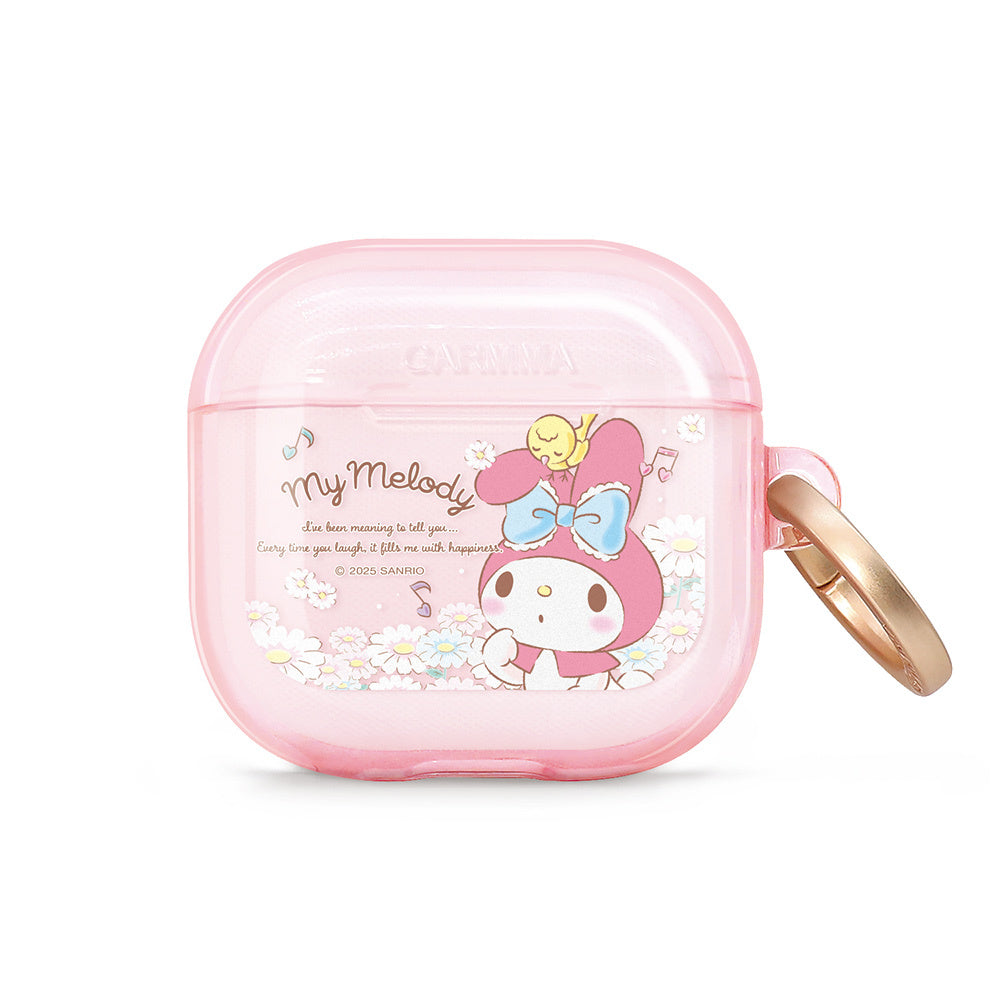 GARMMA Sanrio Characters Apple AirPods 4 / Pro 3 Charging Case Cover with Metal Hook