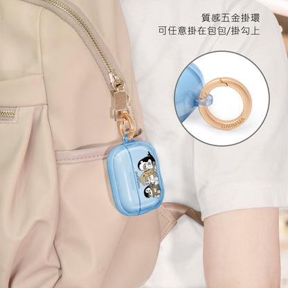 GARMMA mofusand Apple AirPods 4 / Pro 3 Charging Case Cover with Metal Hook